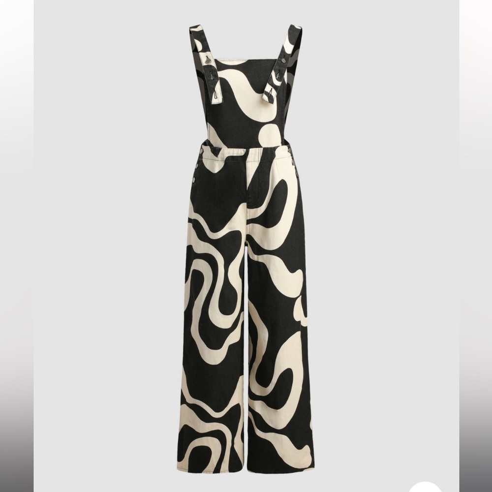 NWT Cider Everyday Illusion Psychedelic Swirl Jumpsuit